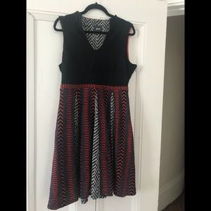 Warm sleeveless dress